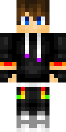Радужный скин Майнкрафт — скачать PNG бесплатно