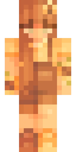 Жёлтый скин Майнкрафт — скачать PNG бесплатно