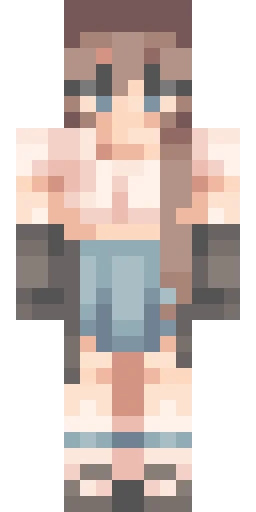 Серый скин Майнкрафт — скачать PNG бесплатно