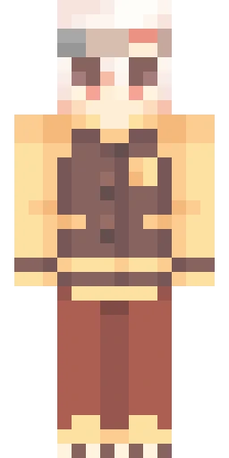 Аниме скин Майнкрафт — скачать PNG бесплатно