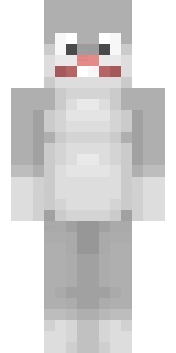 Серый скин Майнкрафт — скачать PNG бесплатно