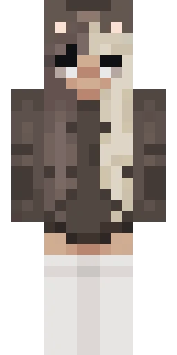 Серый скин Майнкрафт — скачать PNG бесплатно