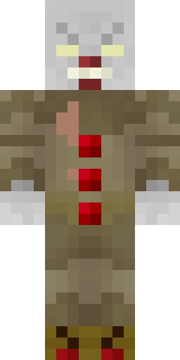 Страшный скин Майнкрафт — скачать PNG бесплатно