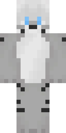 Серый скин Майнкрафт — скачать PNG бесплатно
