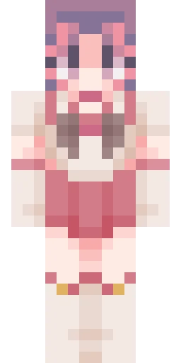 Аниме скин Майнкрафт — скачать PNG бесплатно