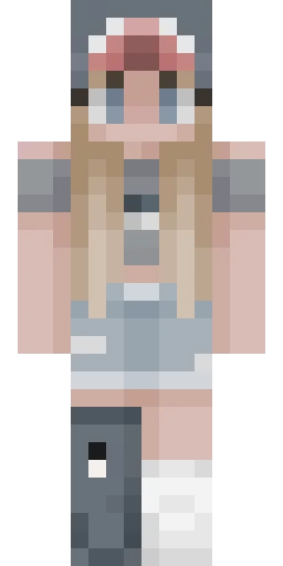Серый скин Майнкрафт — скачать PNG бесплатно