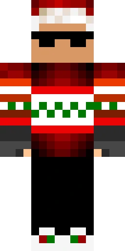 В очках скин Майнкрафт — скачать PNG бесплатно