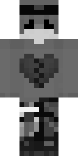 Серый скин Майнкрафт — скачать PNG бесплатно