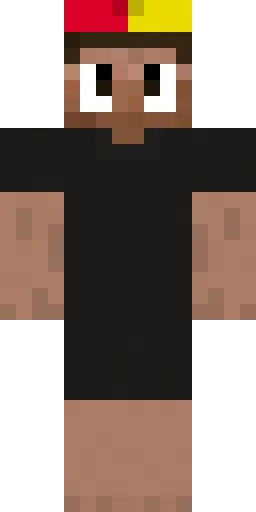 Чёрный скин Майнкрафт — скачать PNG бесплатно
