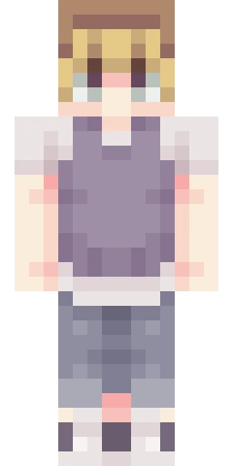 Аниме скин Майнкрафт — скачать PNG бесплатно
