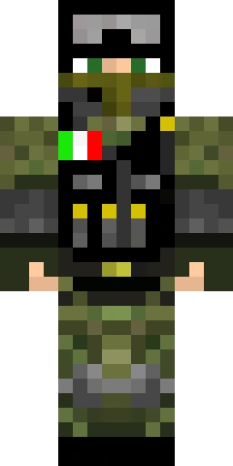 Военный скин Майнкрафт — скачать PNG бесплатно