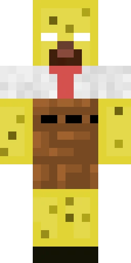 Страшный скин Майнкрафт — скачать PNG бесплатно
