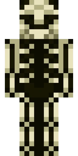 Скелет скин Майнкрафт — скачать PNG бесплатно