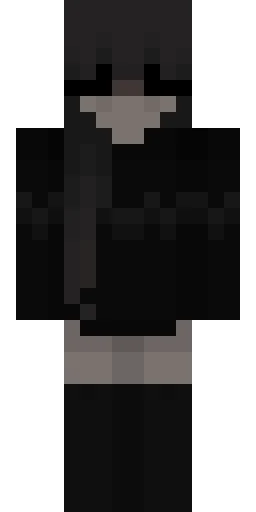 Тёмный скин Майнкрафт — скачать PNG бесплатно