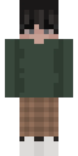 Серый скин Майнкрафт — скачать PNG бесплатно