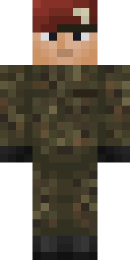 Военный скин Майнкрафт — скачать PNG бесплатно