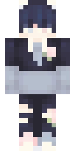 Серый скин Майнкрафт — скачать PNG бесплатно