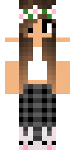 Милый скин Майнкрафт — скачать PNG бесплатно