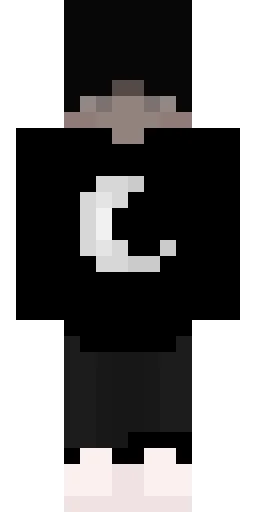Чёрный скин Майнкрафт — скачать PNG бесплатно