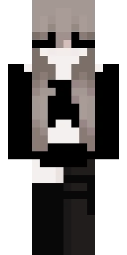 Тёмный скин Майнкрафт — скачать PNG бесплатно