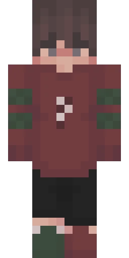 Зелёный скин Майнкрафт — скачать PNG бесплатно