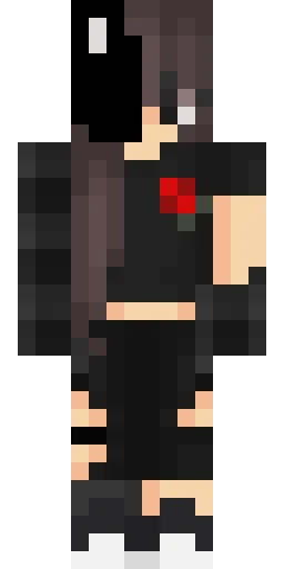 Тёмный скин Майнкрафт — скачать PNG бесплатно