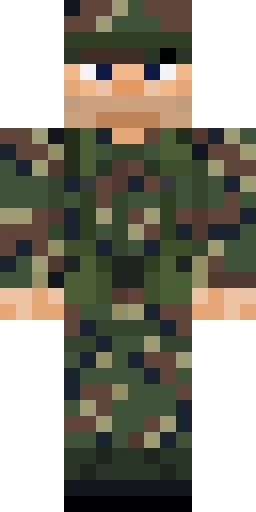 Военный скин Майнкрафт — скачать PNG бесплатно