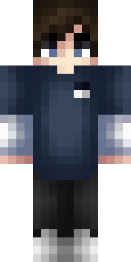 Синий скин Майнкрафт — скачать PNG бесплатно