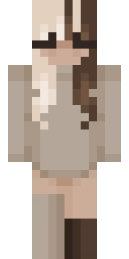 Коричневый скин Майнкрафт — скачать PNG бесплатно