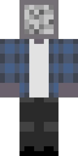 Страшный скин Майнкрафт — скачать PNG бесплатно