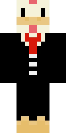 В костюме скин Майнкрафт — скачать PNG бесплатно