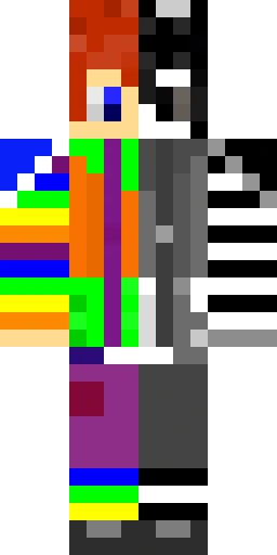 Страшный скин Майнкрафт — скачать PNG бесплатно