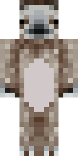 Коричневый скин Майнкрафт — скачать PNG бесплатно