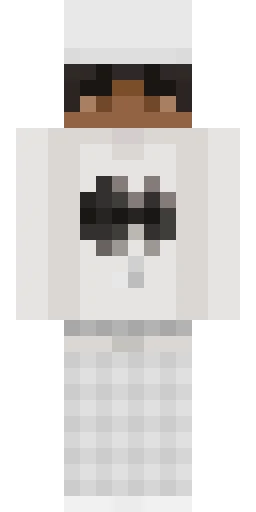 Белый скин Майнкрафт — скачать PNG бесплатно