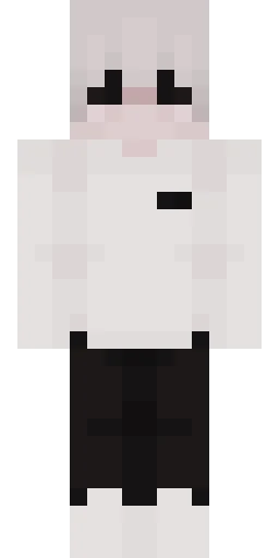 Белый скин Майнкрафт — скачать PNG бесплатно
