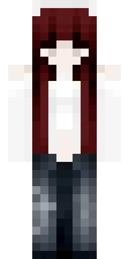 Белый скин Майнкрафт — скачать PNG бесплатно