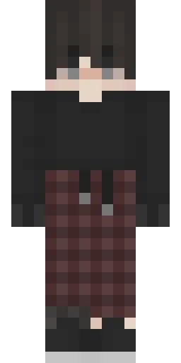 Серый скин Майнкрафт — скачать PNG бесплатно