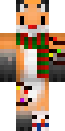 Лиса скин Майнкрафт — скачать PNG бесплатно