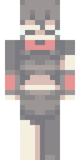 Аниме скин Майнкрафт — скачать PNG бесплатно