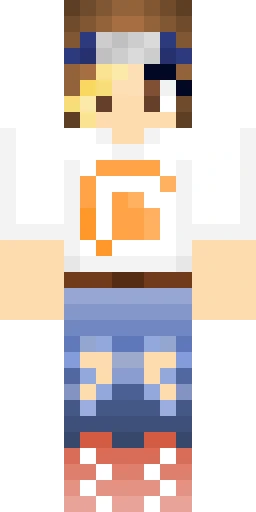 Аниме скин Майнкрафт — скачать PNG бесплатно