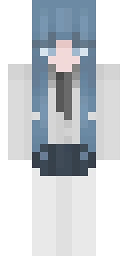 Синий скин Майнкрафт — скачать PNG бесплатно