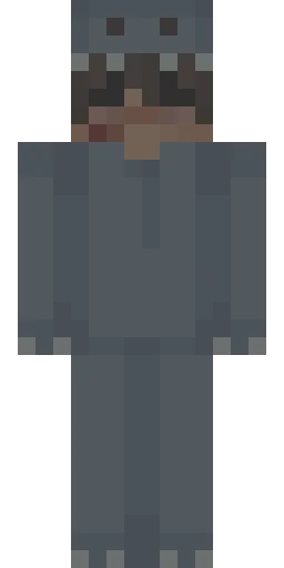 Серый скин Майнкрафт — скачать PNG бесплатно