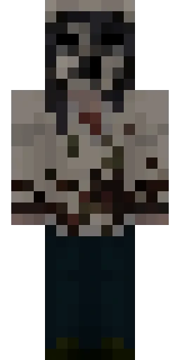 Страшный скин Майнкрафт — скачать PNG бесплатно