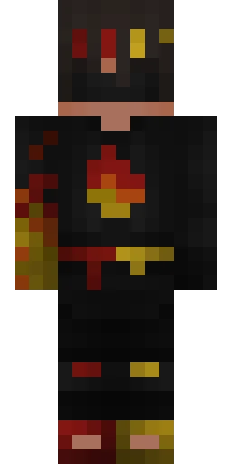 Огонь скин Майнкрафт — скачать PNG бесплатно
