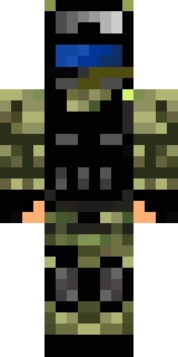 Военный скин Майнкрафт — скачать PNG бесплатно