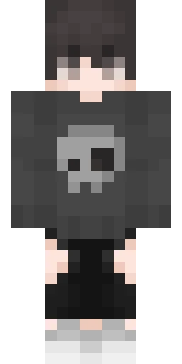Серый скин Майнкрафт — скачать PNG бесплатно