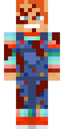Страшный скин Майнкрафт — скачать PNG бесплатно