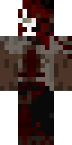 Страшный скин Майнкрафт — скачать PNG бесплатно