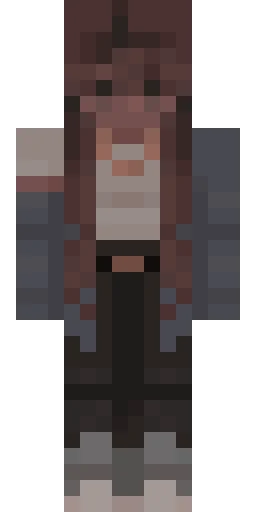 Серый скин Майнкрафт — скачать PNG бесплатно