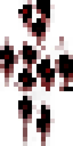 Страшный скин Майнкрафт — скачать PNG бесплатно